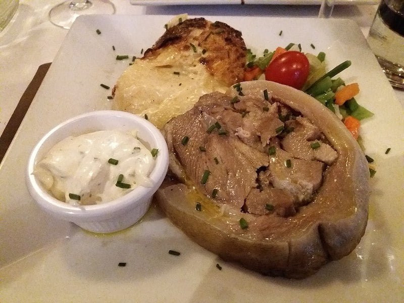 Tete de veau, French delicacy Tete de veau, French delicacy
