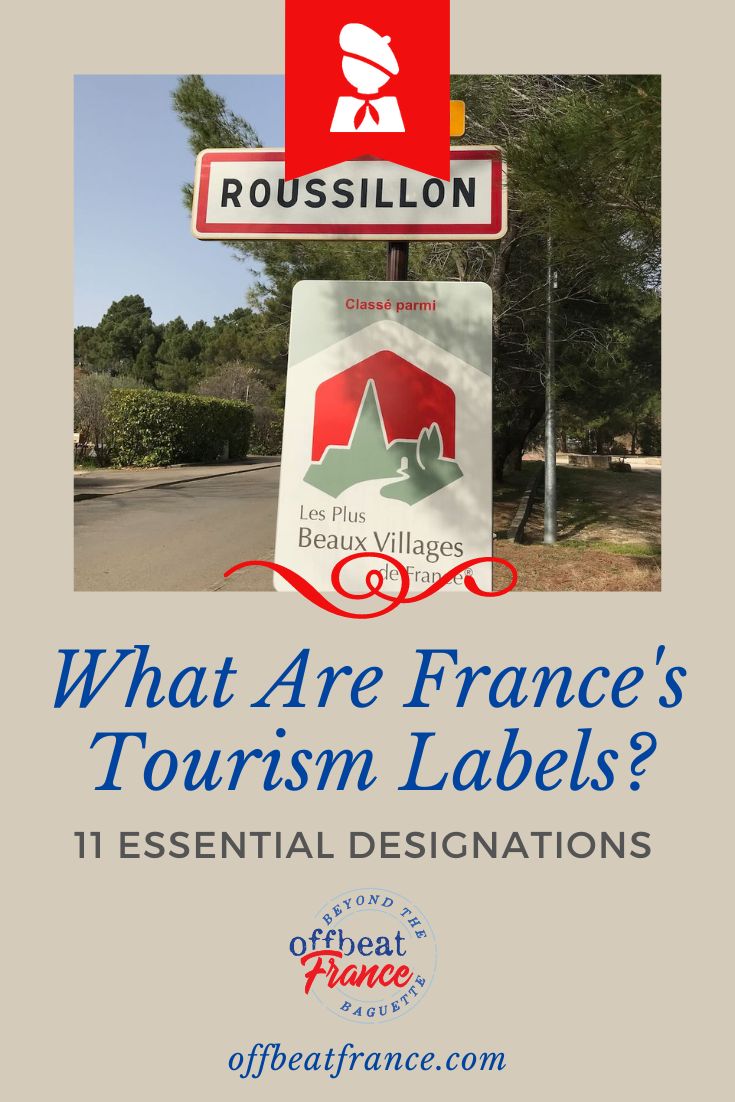 tourism labels pin