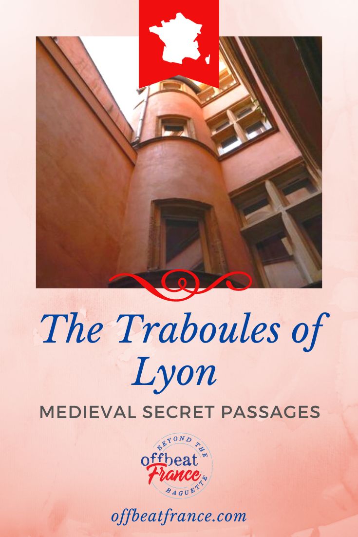 Traboules of Lyon pin