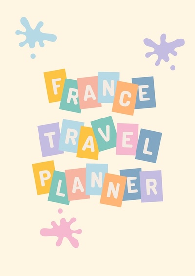France travel planner cover
