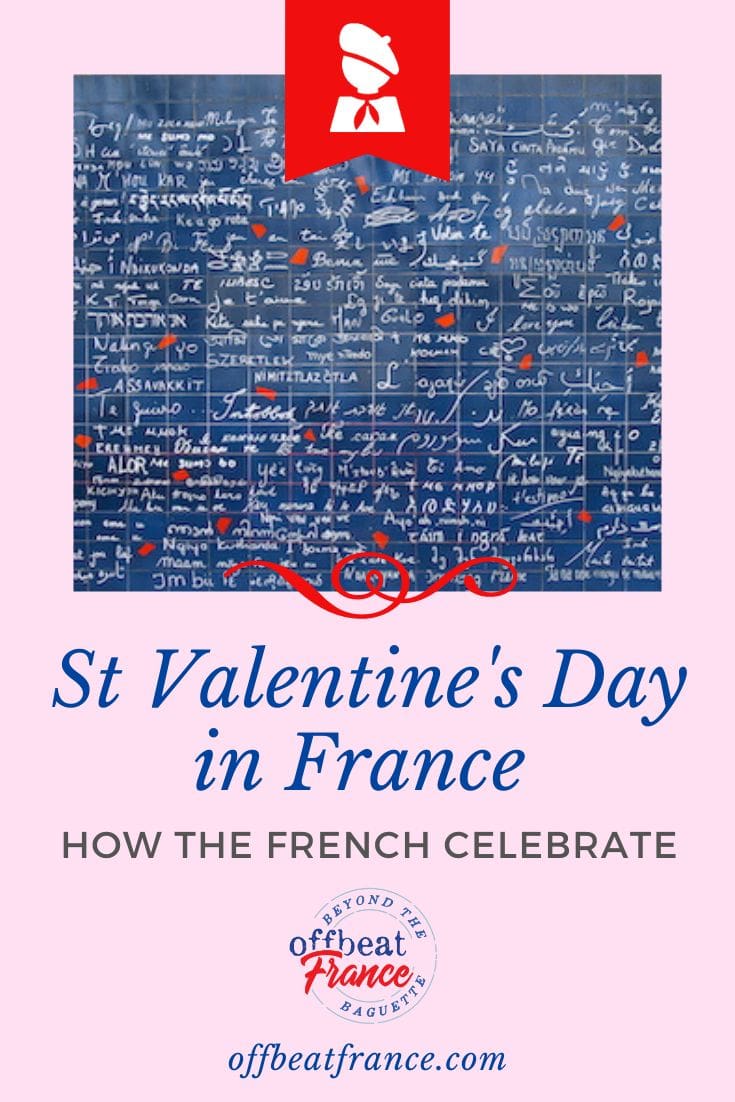 St Valentine's Day pin
