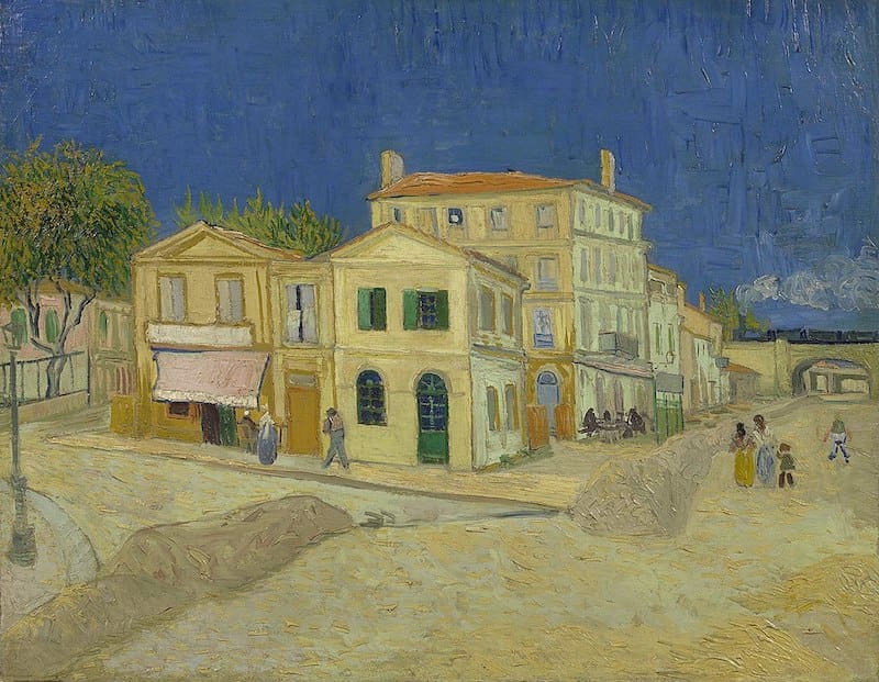 Arles van Gogh house in France
