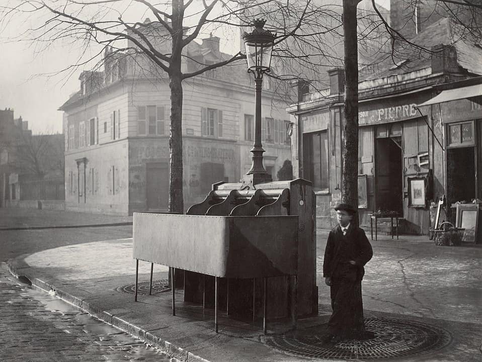 Vespasienne, old-fashioned French public urinal