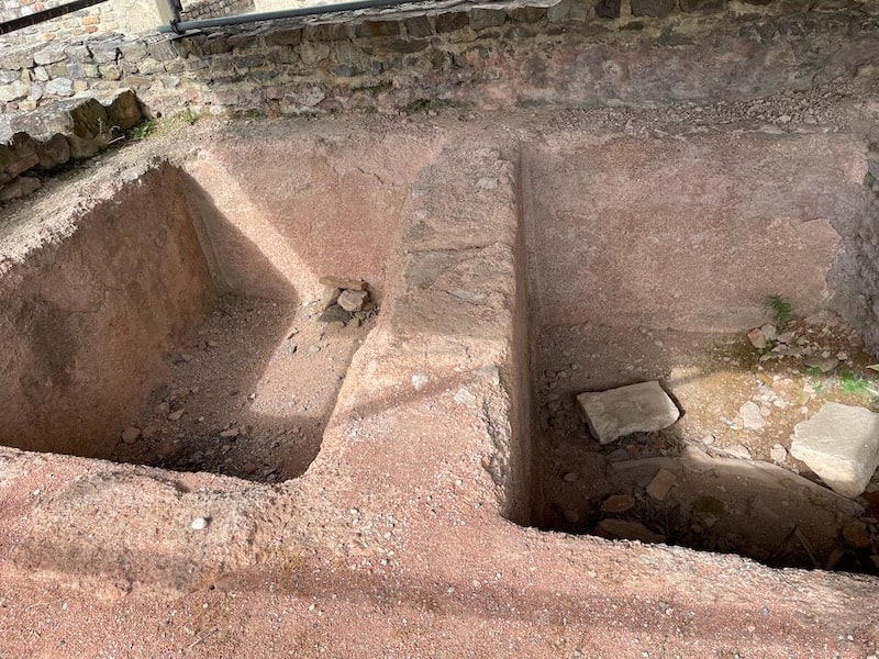 Roman basins in Vienne, France