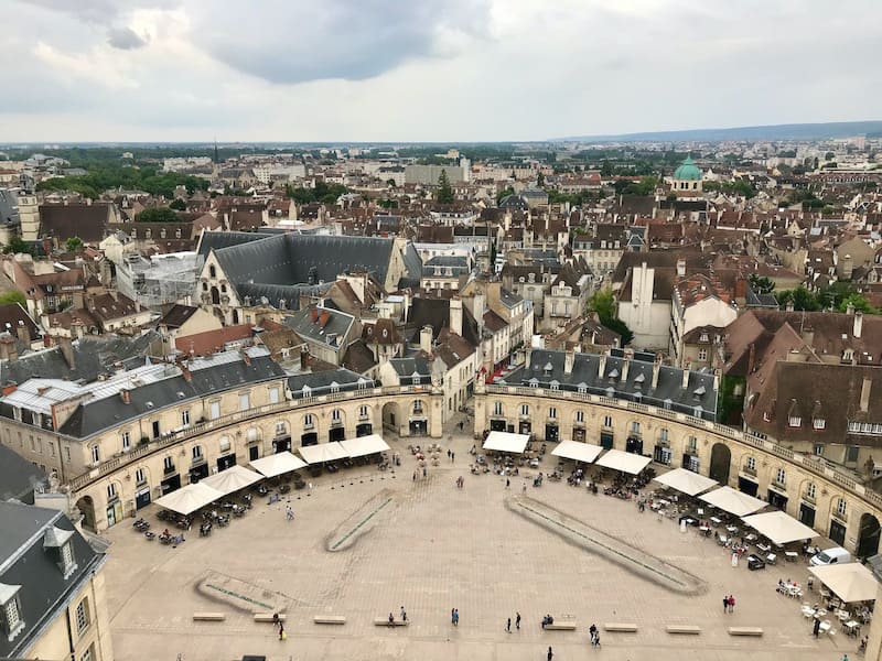 Place de la Libération, Dijon, France, seen from above Place de la Libération, Dijon, France, seen from above