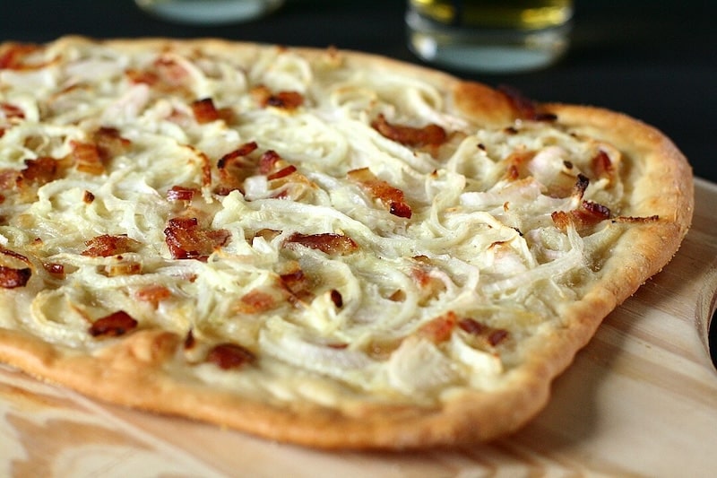 Tarte Flambee, from Alsace in France
